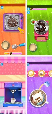 Girl's Glitter Baking Cafe screenshot