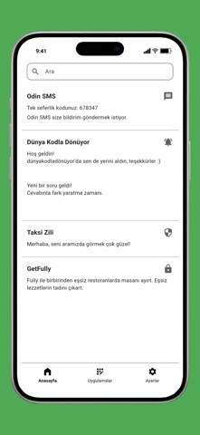 Odin SMS screenshot