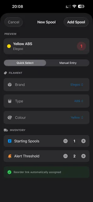 SpoolStack screenshot 2