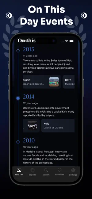 WikiTok: On This Day History screenshot 2