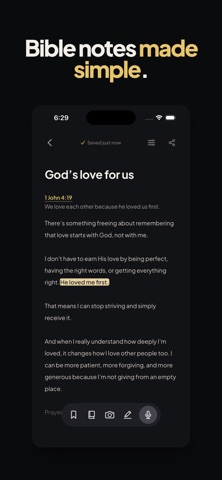 Bible Captions: Read Scripture iPhone screenshot