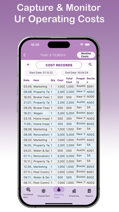 Rental:LandlordPropertyManager Screenshot