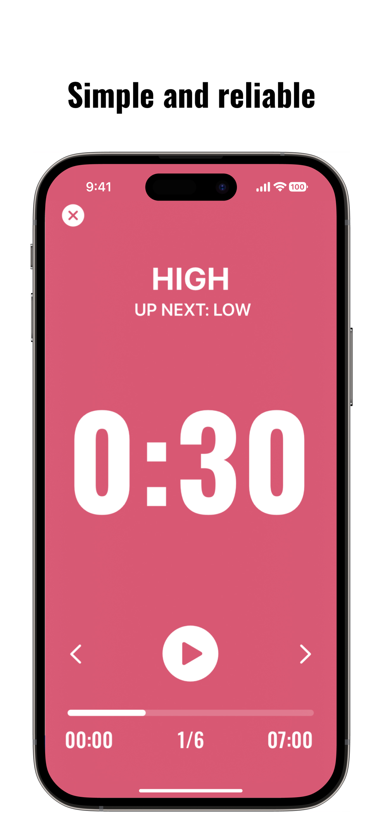 Simple HIIT - Interval Timer