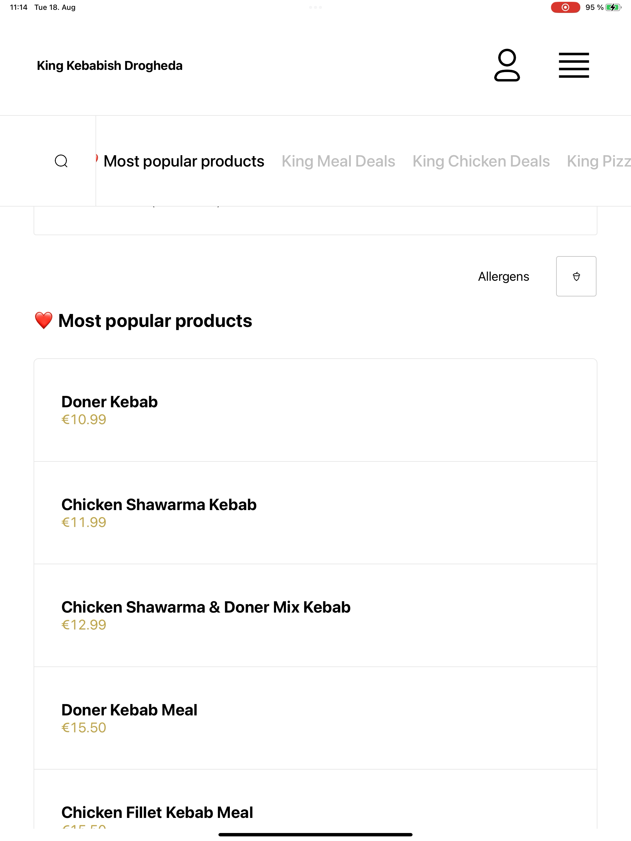 King Kebabish Drogheda screenshot 14