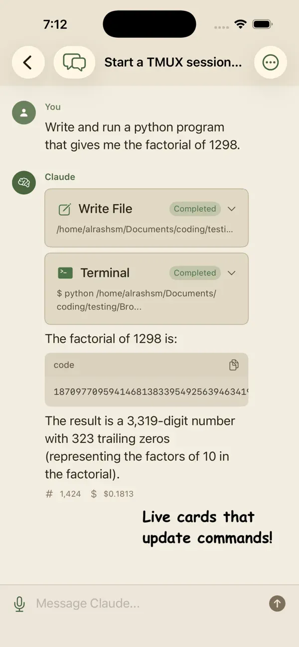 #2. Unofficial Claude Code Client (iOS) Με: Sultan Alrashed