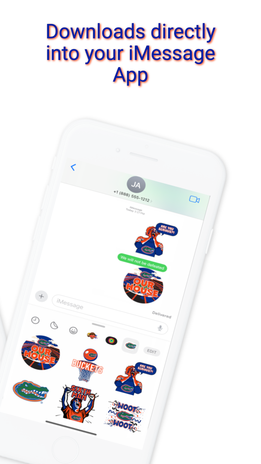 #3. Gators Animated Sticker Pack (iOS) 来自: 2ThumbZ Entertainment