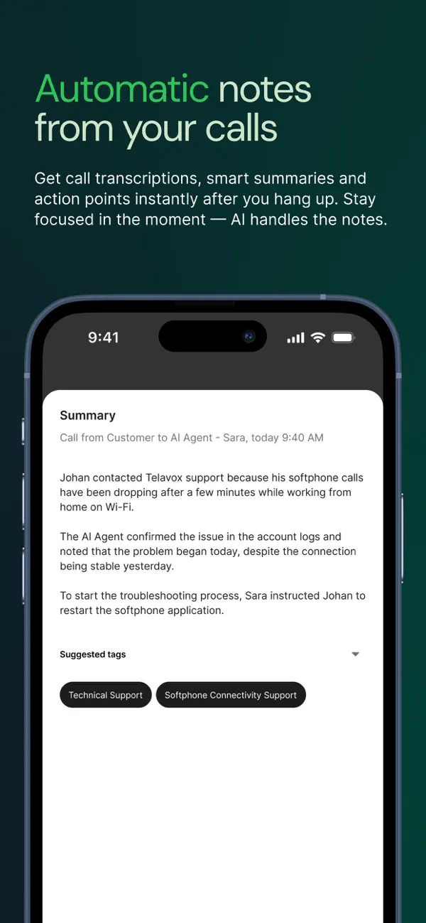 Screenshot #2 pour Telavox