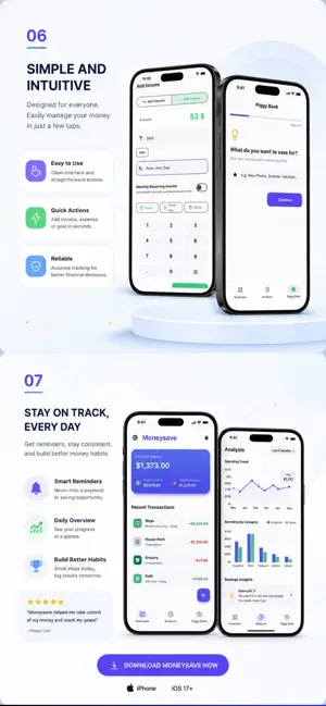 Moneysave - Budget & Savings screenshot 2