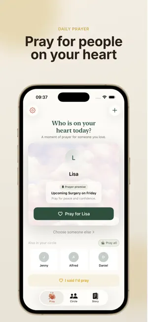 Prayed For: Prayer List screenshot 1