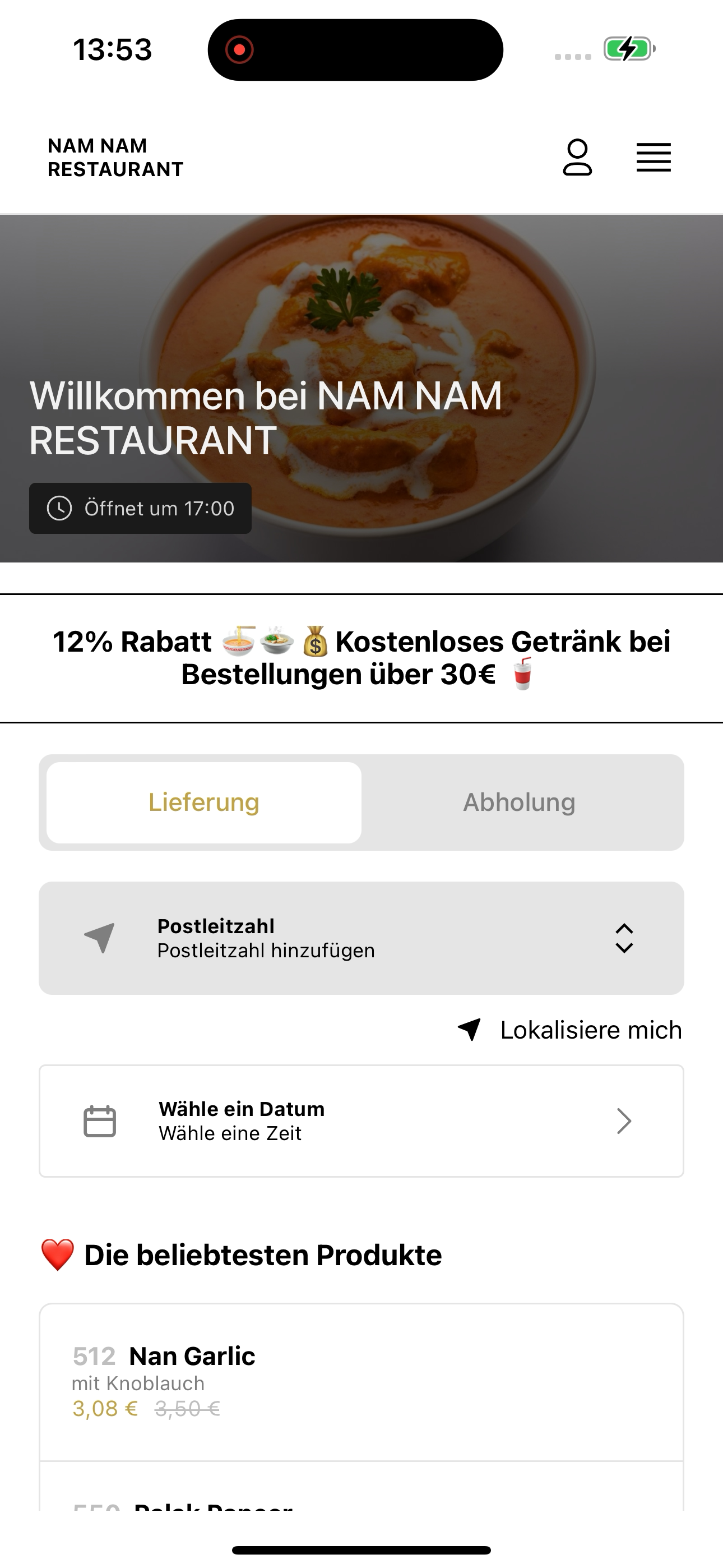 NAM NAM RESTAURANT screenshot 5