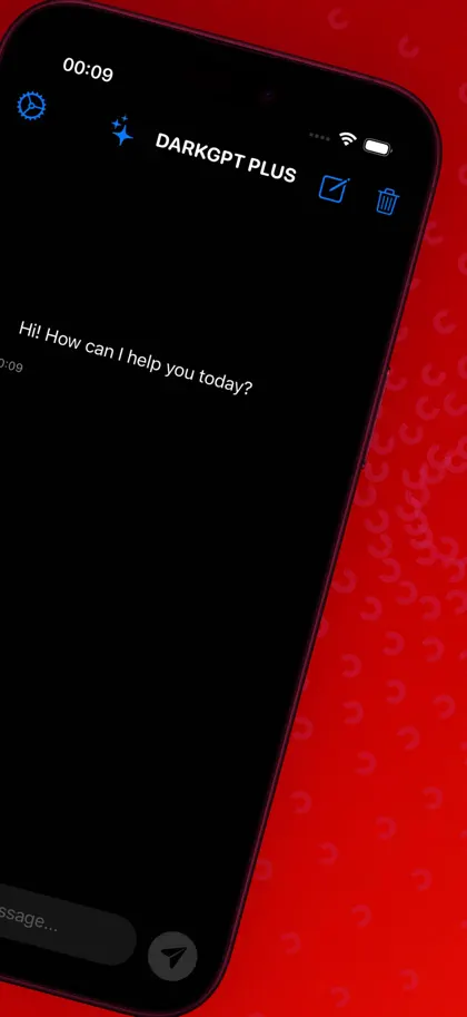 Screenshot 2 di 4 di DarkGPT Plus - AI ChatBot