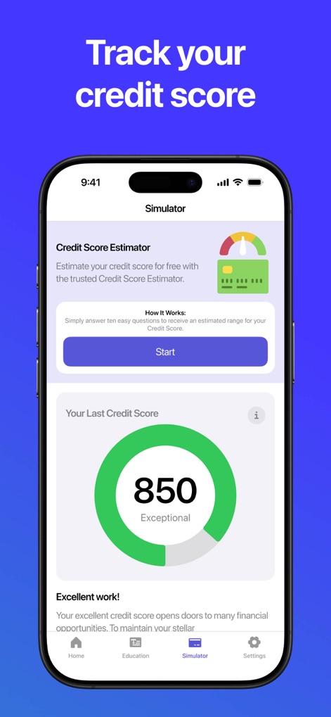 Credit Score Monitoring - Finance App | MWM
