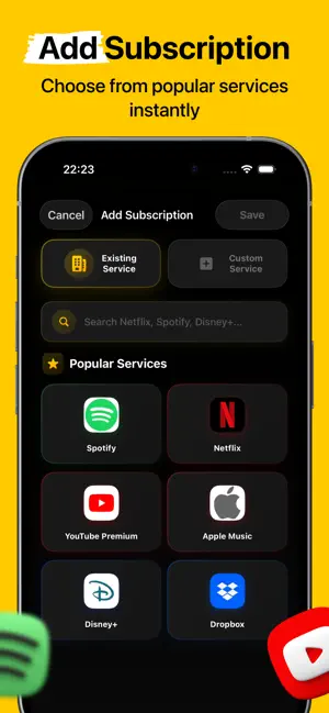 Goldiny - Subscription Tracker screenshot 3