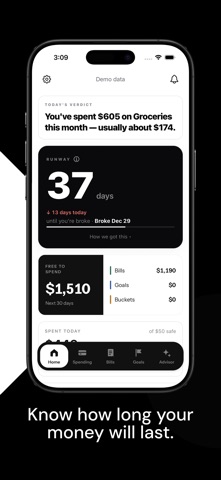 Monbark: Budget & Money Track App Store screenshot 1