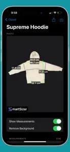 Smartsizer - Measure Clothing screenshot #1 for iPhone