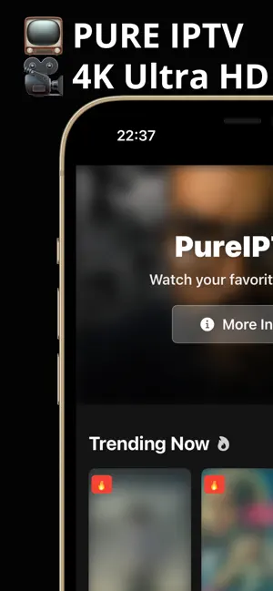 Pure: M3U 4K IPTV Player screenshot 1