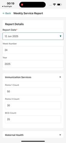 ePHC App screenshot