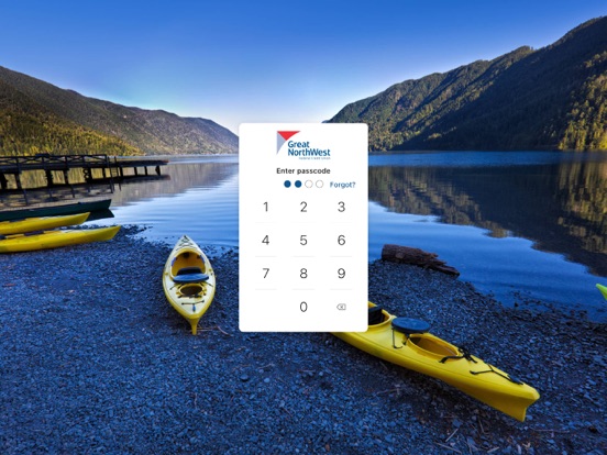 GNWFCU MOBILE iPad screenshot 2 - Finance app