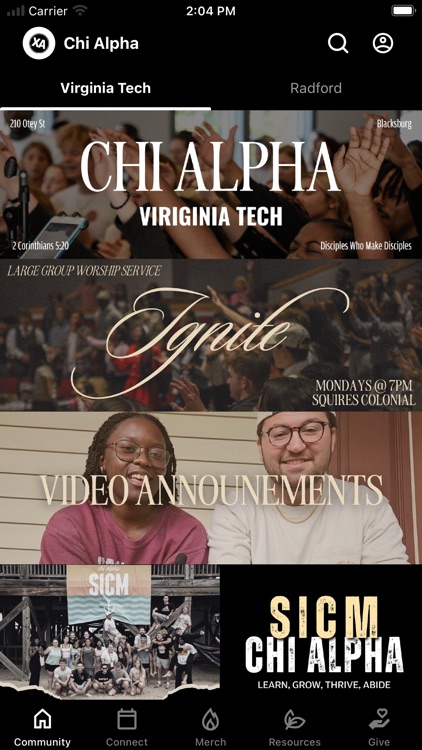 Virginia Tech Chi Alpha