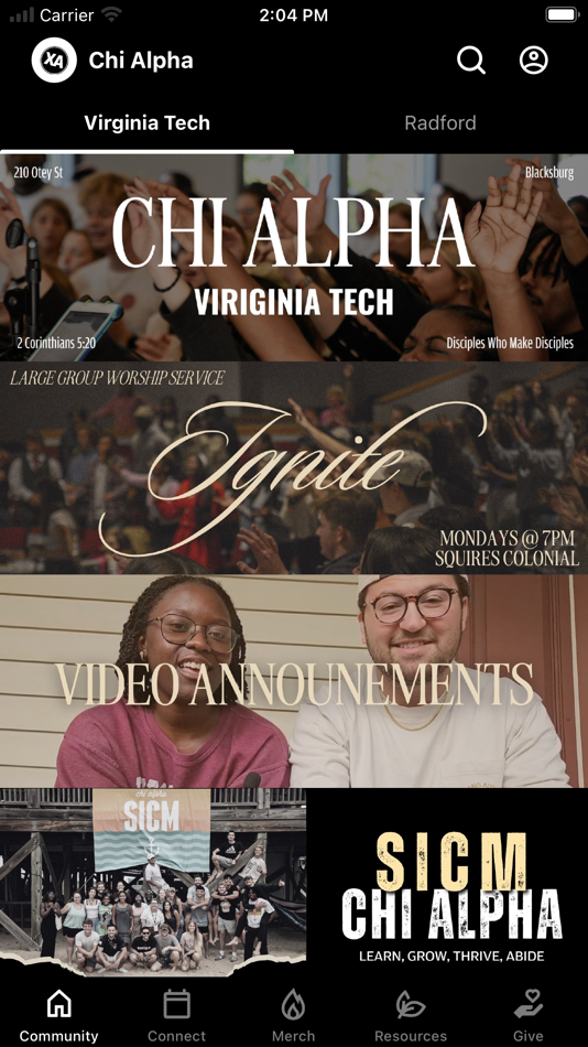 #1. Virginia Tech Chi Alpha (iOS) 由: Chi Alpha at Virginia Tech