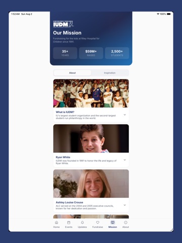 IUDM iPad screenshot