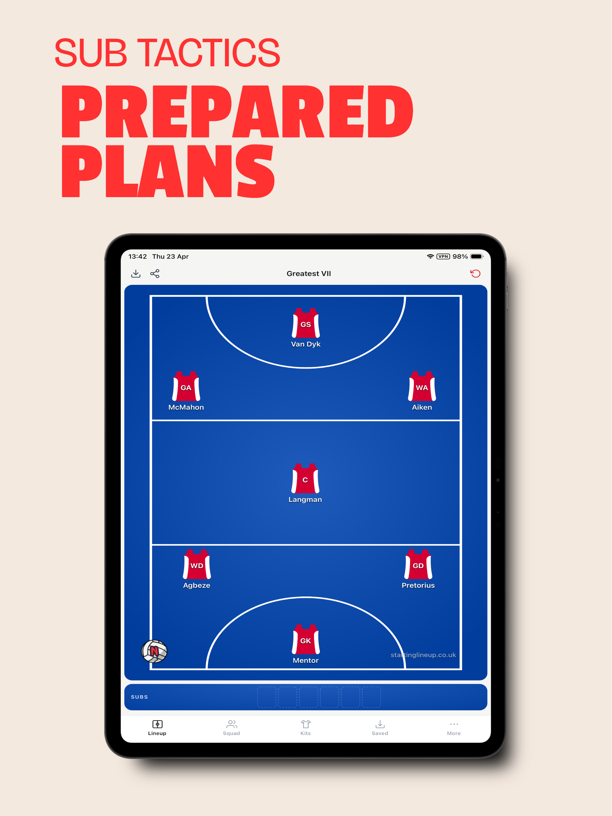 Netball Lineup screenshot 8