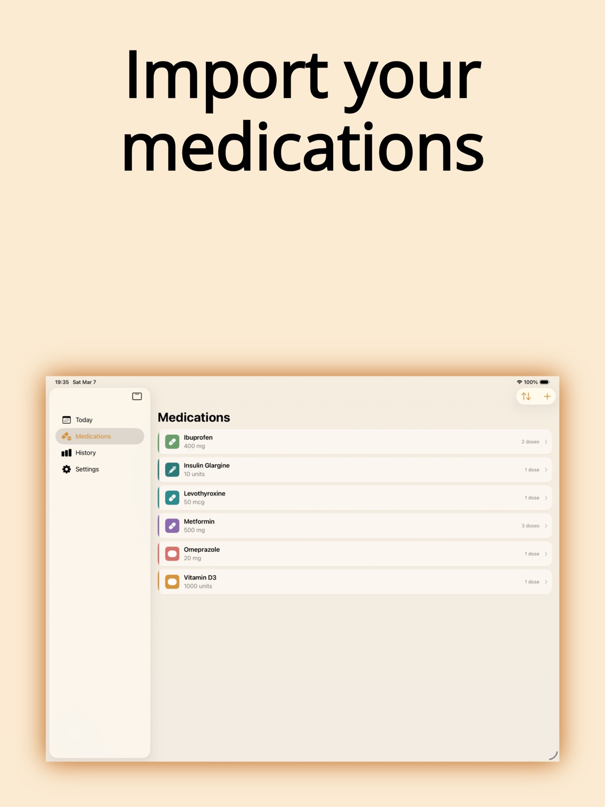 On Dose: Medication Reminders ipad screenshot 2