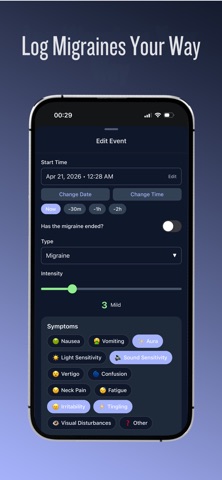 Migraine Diary & Calendar Screenshot 3 of 7