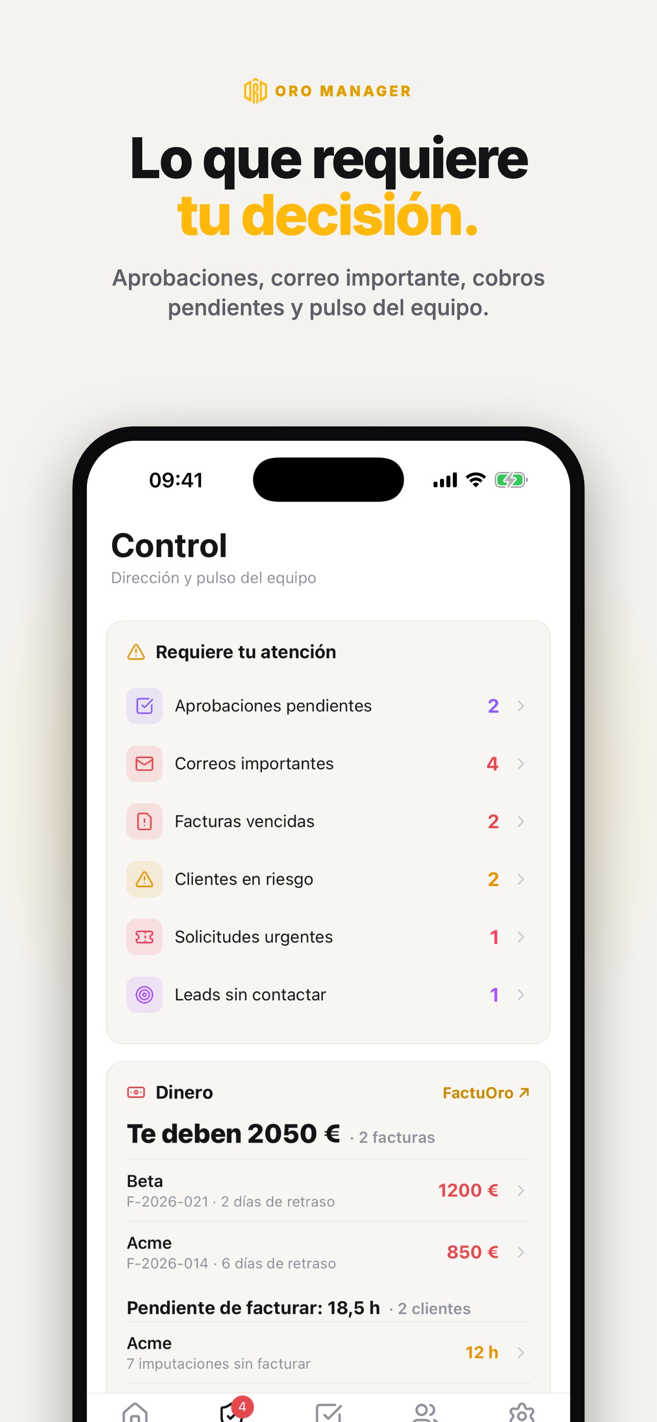 Screenshot 1 of Oro Manager