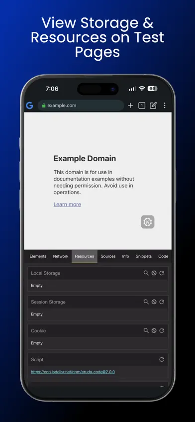 Eruda Browser Console screenshot 3