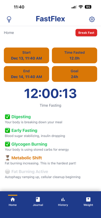 FastFlex Fasting Tracker Screenshot 2 of 10
