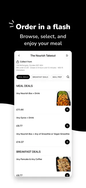 The Nourish Takeout screenshot 1