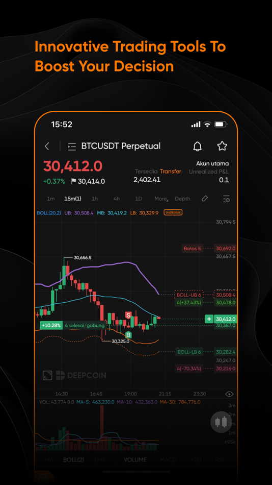 #4. Deepcoin: Trade Crypto (iOS) By: DEEPCOIN PTE. LTD