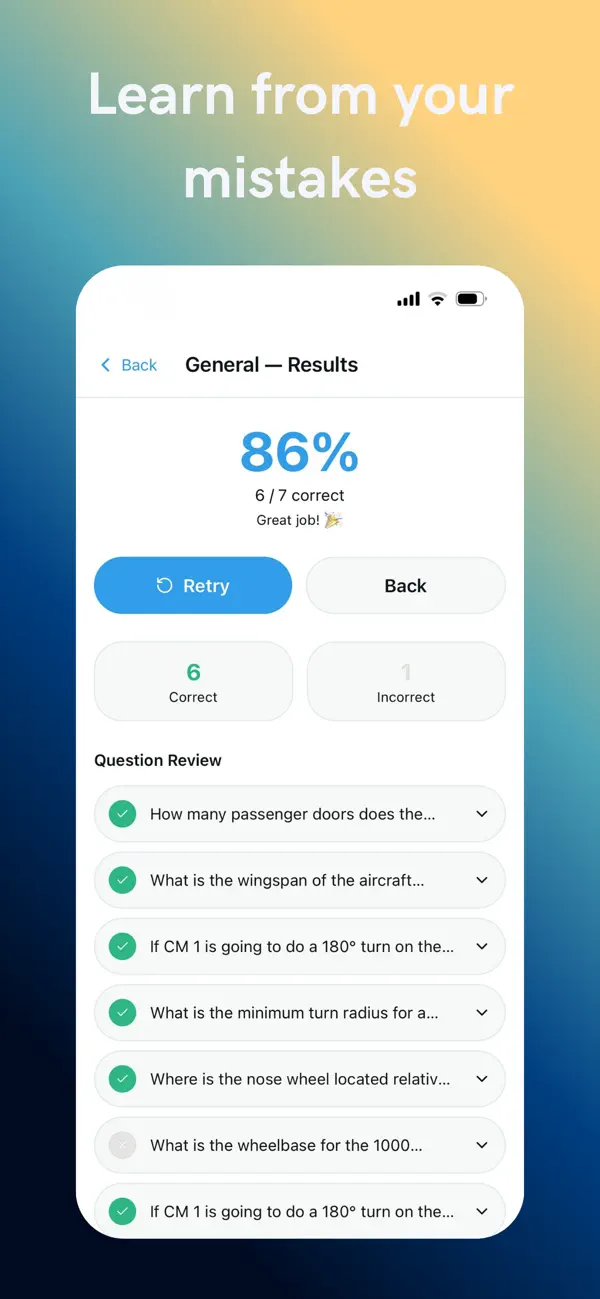 Screenshot #3 pour A320 A330 A350 Question Bank