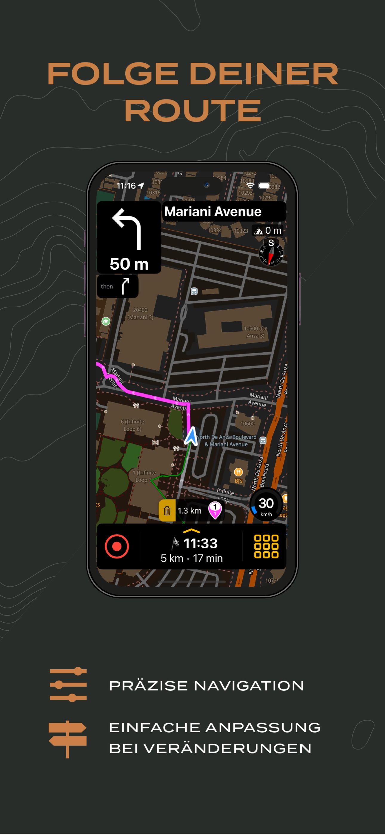 Scenic Motorrad Navigation