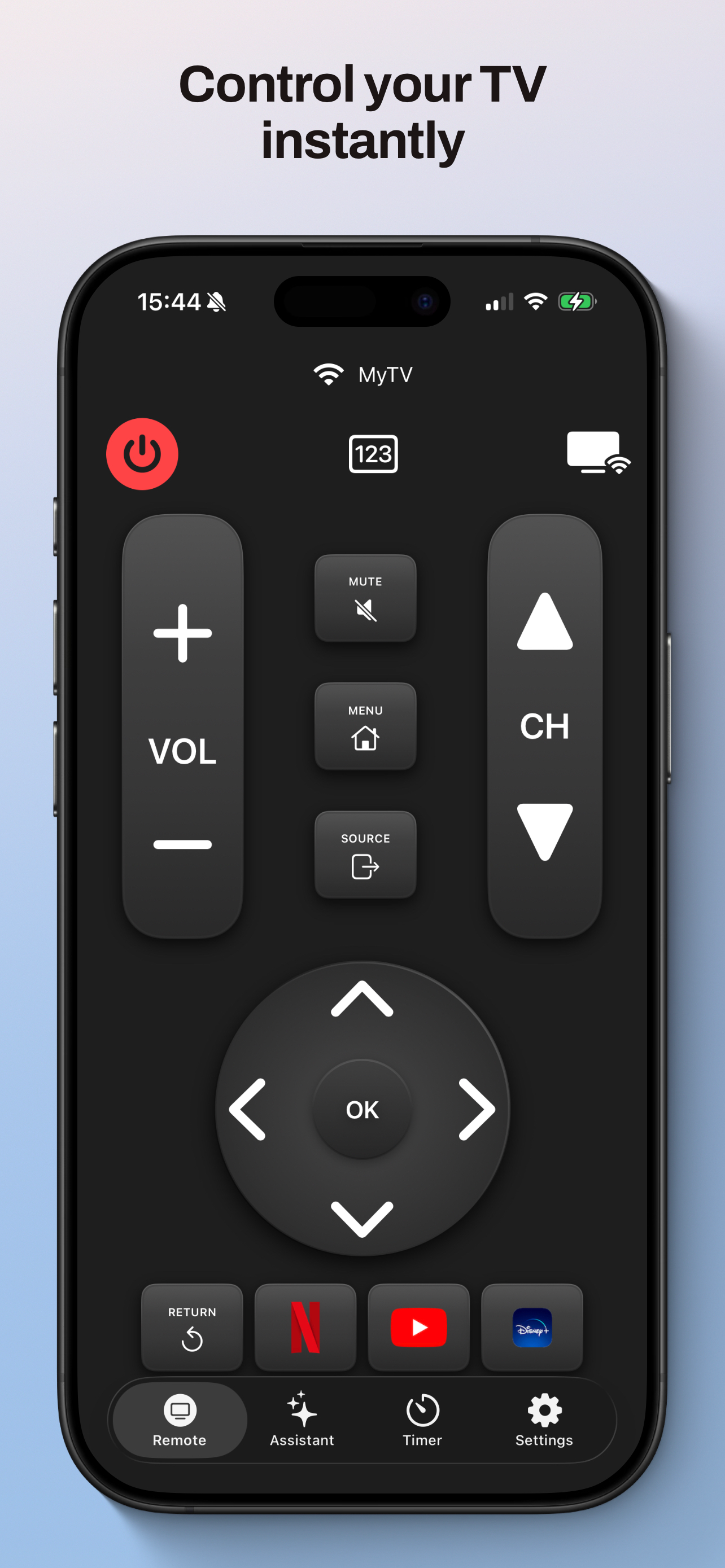 TV Remote • Universal Control