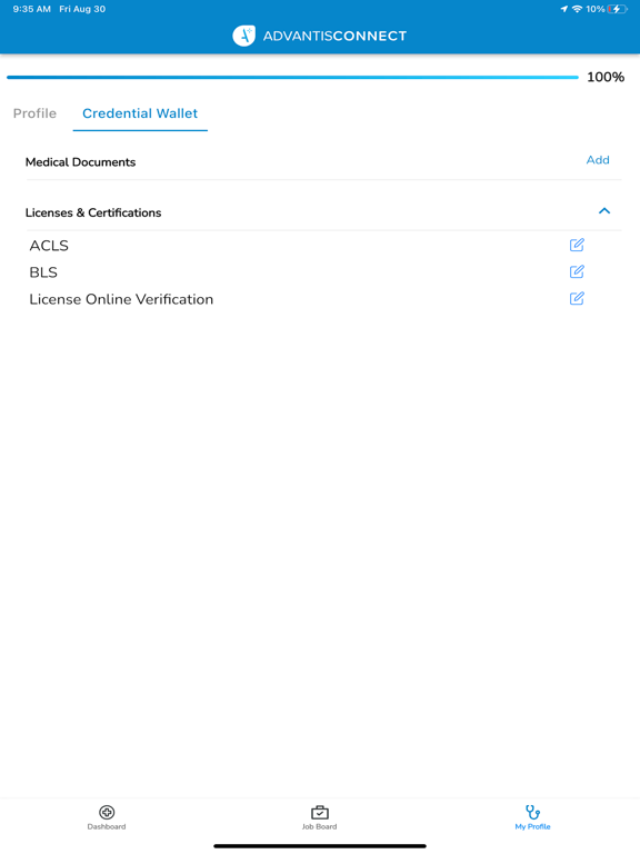 Advantis Connect iPad screenshot 7 - Business app