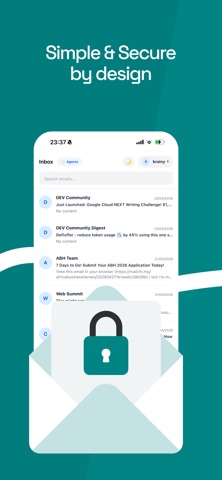 Tolamail iPhone screenshot