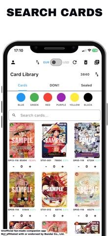 All Bluee: For One Piece TCG screenshot