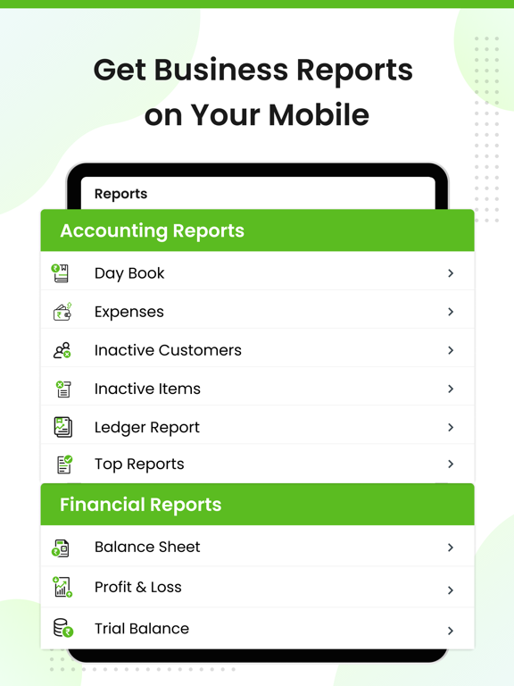 Livekeeping iPad screenshot 5 - Finance app