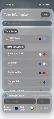 XC QuickScore screenshot