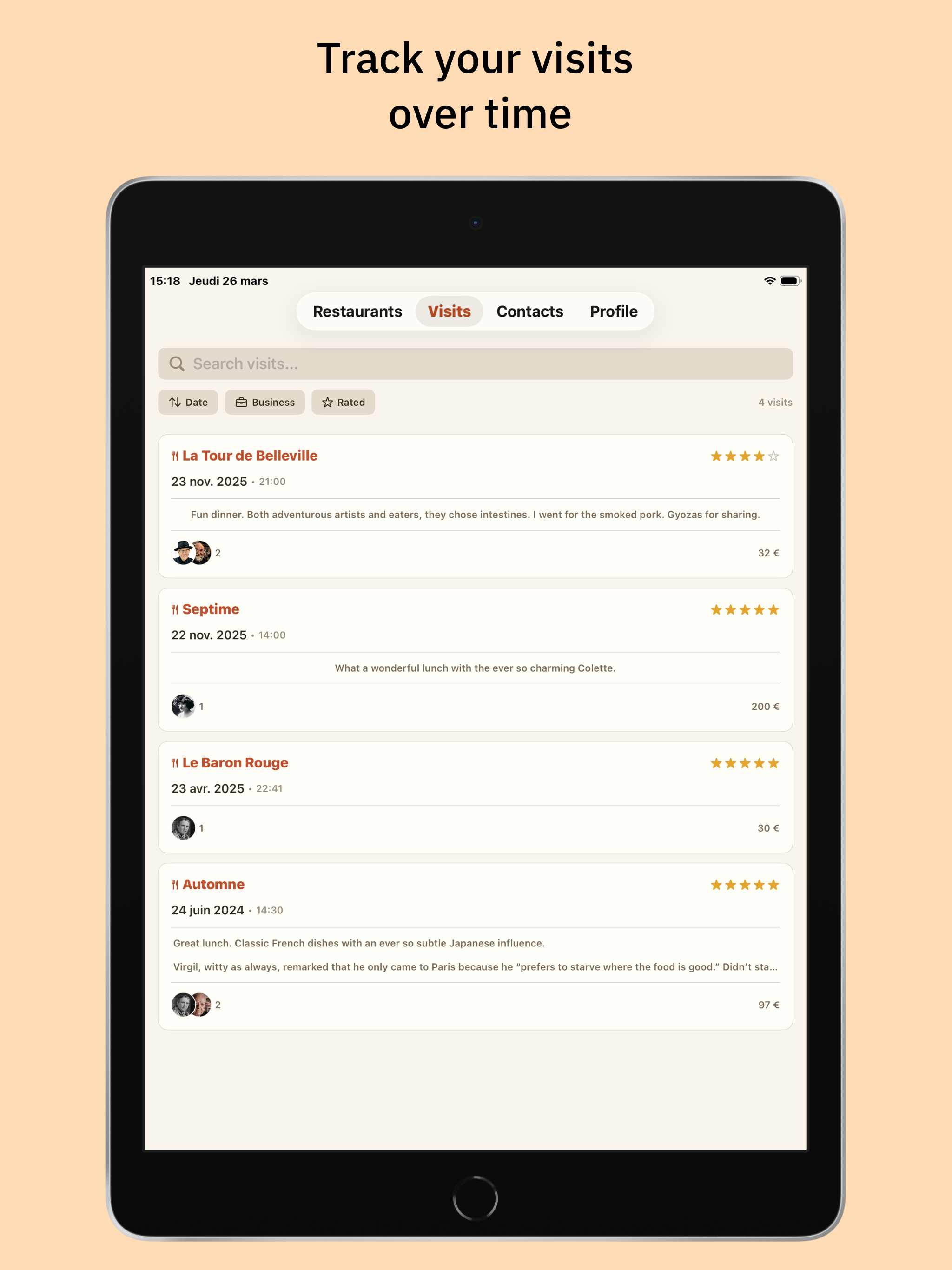BentoBook – Restaurant Diary screenshot 8