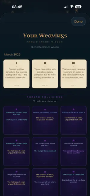 Cosmos Keeper: Voice Journal screenshot 4