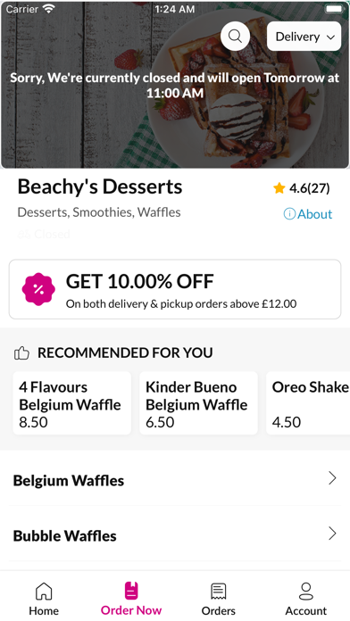 Beachy's Desserts Screenshot