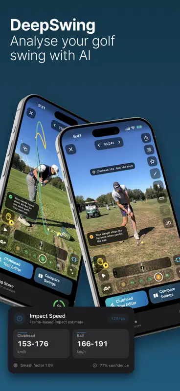 DeepSwing: Golf Swing Analyzer screenshot 1 of 10