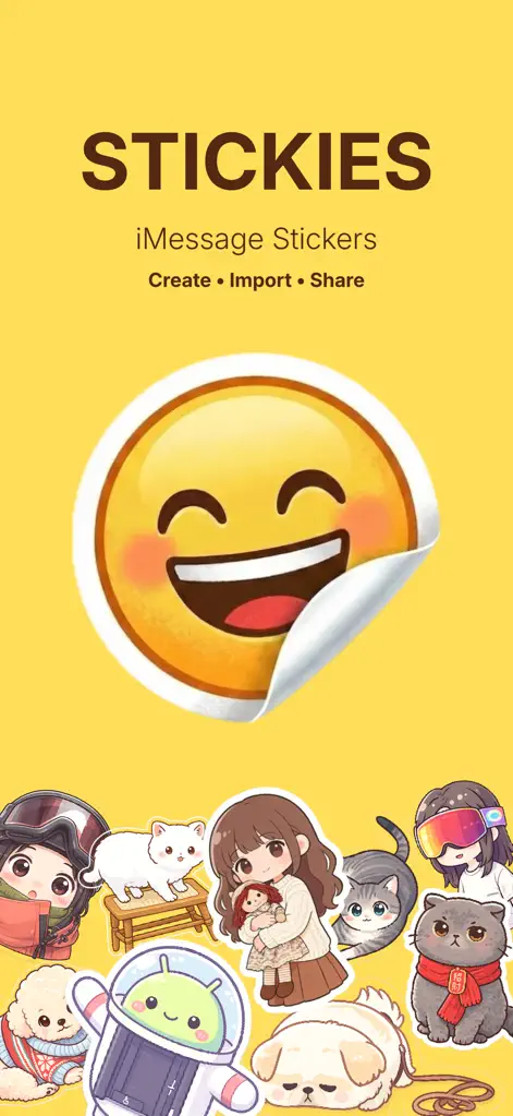 Stickies - iMessage Stickers - Social Networking App | MWM