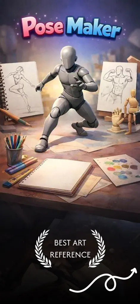 Pose Maker: 3D Art Reference - Graphics & Design App | MWM