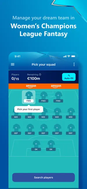 UEFA Gaming: Fantasy Football screenshot 5