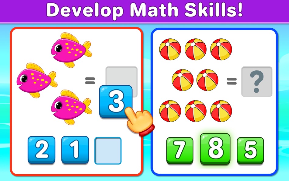 #4. Math Kids - Add,Subtract,Count (macOS) 게시자: RV AppStudios LLC