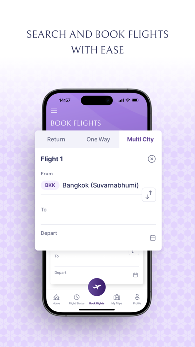 Thai Airways Screenshot